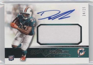 2011 Topps Precision - Rookie Autographed Jumbo Relic - Green Patch #RAJR-DT - Daniel Thomas /25