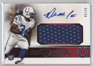 2011 Topps Precision - Rookie Autographed Jumbo Relic - Red #RAJR-DC - Delone Carter /50