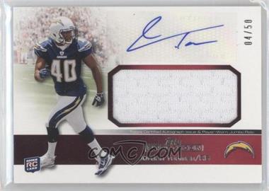 2011 Topps Precision - Rookie Autographed Jumbo Relic - Red #RAJR-JT - Jordan Todman /50