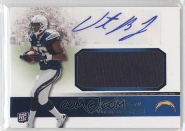 2011 Topps Precision - Rookie Autographed Jumbo Relic #RAJR-VB - Vincent Brown