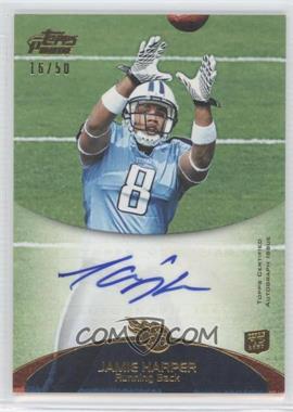 2011 Topps Prime - [Base] - Gold Rookie Autographs #2 - Jamie Harper /50