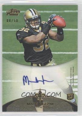 2011 Topps Prime - [Base] - Gold Rookie Autographs #7 - Mark Ingram /50