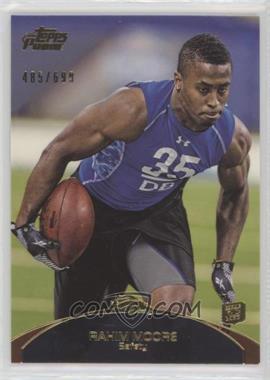 2011 Topps Prime - [Base] - Gold #51 - Rahim Moore /699