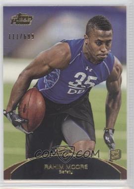 2011 Topps Prime - [Base] - Gold #51 - Rahim Moore /699