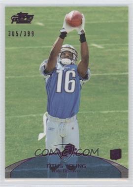 2011 Topps Prime - [Base] - Purple #23 - Titus Young /399