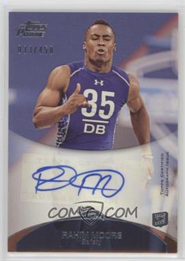 2011 Topps Prime - [Base] - Rookie Autographs #51 - Rahim Moore /450