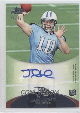 2011 Topps Prime - [Base] - Rookie Autographs #82 - Jake Locker /99