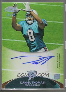 2011 Topps Prime - [Base] - Silver Rainbow Rookie Autographs #117 - Daniel Thomas /25 [Noted]
