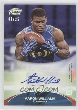 2011 Topps Prime - [Base] - Silver Rainbow Rookie Autographs #155 - Aaron Williams /25