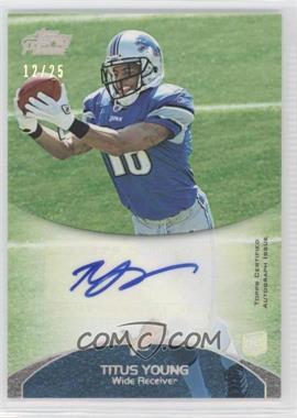 2011 Topps Prime - [Base] - Silver Rainbow Rookie Autographs #23 - Titus Young /25