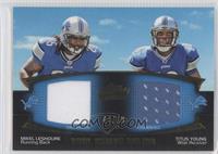 Mikel Leshoure, Titus Young #/50