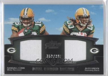 2011 Topps Prime - Dual Combo Relics #DCR-CG - Randall Cobb, Alex Green /398