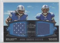 Mikel Leshoure, Titus Young #/398