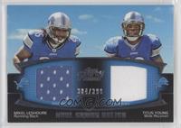 Mikel Leshoure, Titus Young #/398