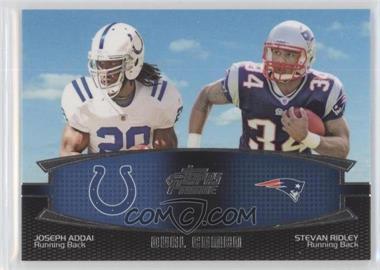 2011 Topps Prime - Dual Combo #DC-AR - Joseph Addai, Stevan Ridley