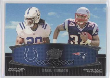 2011 Topps Prime - Dual Combo #DC-AR - Joseph Addai, Stevan Ridley