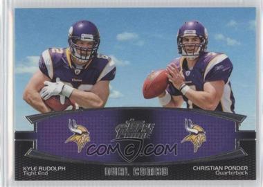 2011 Topps Prime - Dual Combo #DC-RP - Kyle Rudolph, Christian Ponder