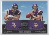 Kyle Rudolph, Christian Ponder