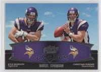 Kyle Rudolph, Christian Ponder