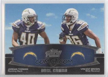 2011 Topps Prime - Dual Combo #DC-TB - Jordan Todman, Vincent Brown