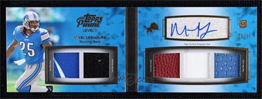 2011 Topps Prime - Level II Autographed Relic Book #PII-ML - Mikel Leshoure /15