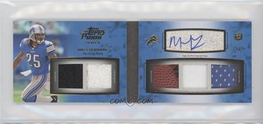 2011 Topps Prime - Level II Autographed Relic Book #PII-ML - Mikel Leshoure /15