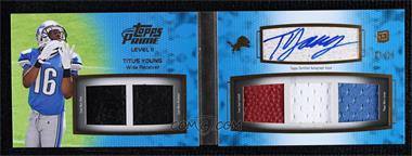 2011 Topps Prime - Level II Autographed Relic Book #PII-TY - Titus Young /15