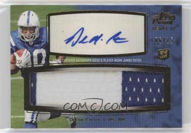 2011 Topps Prime - Level IV Autographed Jumbo Patch #PIV-DC - Delone Carter /15