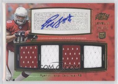 2011 Topps Prime - Level VI Autographed Relic - Gold #PVI-RW - Ryan Williams /25