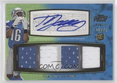 2011 Topps Prime - Level VI Autographed Relic - Gold #PVI-TY - Titus Young /25
