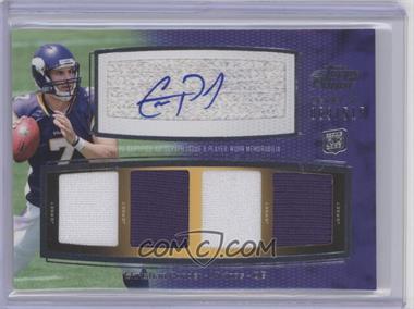 2011 Topps Prime - Level VI Autographed Relic #PVI-CP - Christian Ponder /515