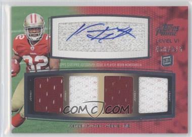 2011 Topps Prime - Level VI Autographed Relic #PVI-KH - Kendall Hunter /616