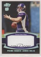 Christian Ponder #/25