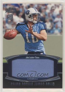 2011 Topps Prime - Prime Rookie Jumbo Relics #PRJ-JL - Jake Locker /318