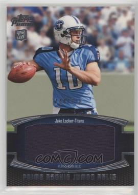 2011 Topps Prime - Prime Rookie Jumbo Relics #PRJ-JL - Jake Locker /318