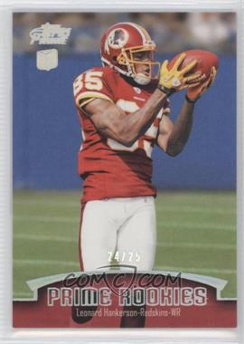 2011 Topps Prime - Prime Rookies - Silver Rainbow #PR-LH - Leonard Hankerson /25