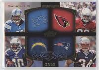 Mikel Leshoure, Ryan Williams, Jordan Todman, Shane Vereen #/50