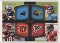 Cam Newton, Blaine Gabbert, A.J. Green, Julio Jones #/50