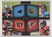 Cam Newton, Blaine Gabbert, A.J. Green, Julio Jones #/50