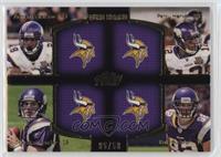 Adrian Peterson, Percy Harvin, Christian Ponder, Kyle Rudolph #/50