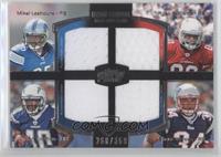 Mikel Leshoure, Ryan Williams, Jordan Todman, Shane Vereen #/350