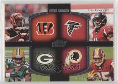 2011 Topps Prime - Quad Combo #QC-GJCH - A.J. Green, Julio Jones, Randall Cobb, Leonard Hankerson