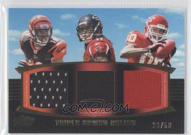 2011 Topps Prime - Triple Combo Relics - Gold #TCR-GJB - A.J. Green, Julio Jones, Jon Baldwin /50