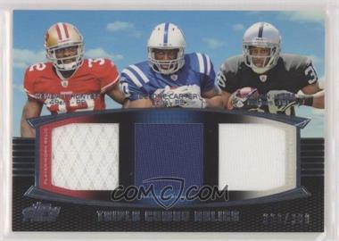 2011 Topps Prime - Triple Combo Relics #TCR-HCJ - Kendall Hunter, Delone Carter, Taiwan Jones /388