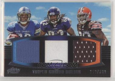 2011 Topps Prime - Triple Combo Relics #TCR-YSL - Titus Young, Torrey Smith, Greg Little /388