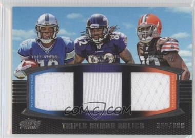 2011 Topps Prime - Triple Combo Relics #TCR-YSL - Titus Young, Torrey Smith, Greg Little /388