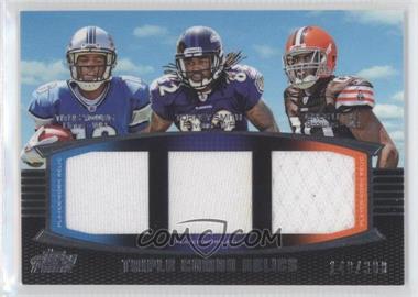 2011 Topps Prime - Triple Combo Relics #TCR-YSL - Titus Young, Torrey Smith, Greg Little /388