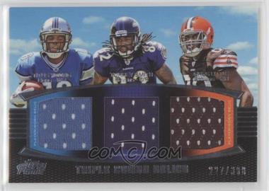 2011 Topps Prime - Triple Combo Relics #TCR-YSL - Titus Young, Torrey Smith, Greg Little /388