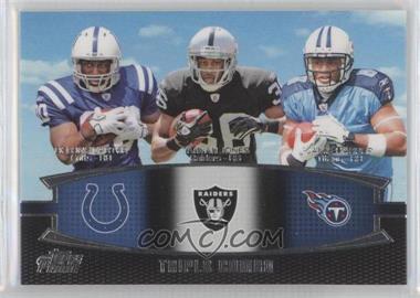 2011 Topps Prime - Triple Combo #TC-CJH - Delone Carter, Taiwan Jones, Jamie Harper