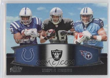 2011 Topps Prime - Triple Combo #TC-CJH - Delone Carter, Taiwan Jones, Jamie Harper